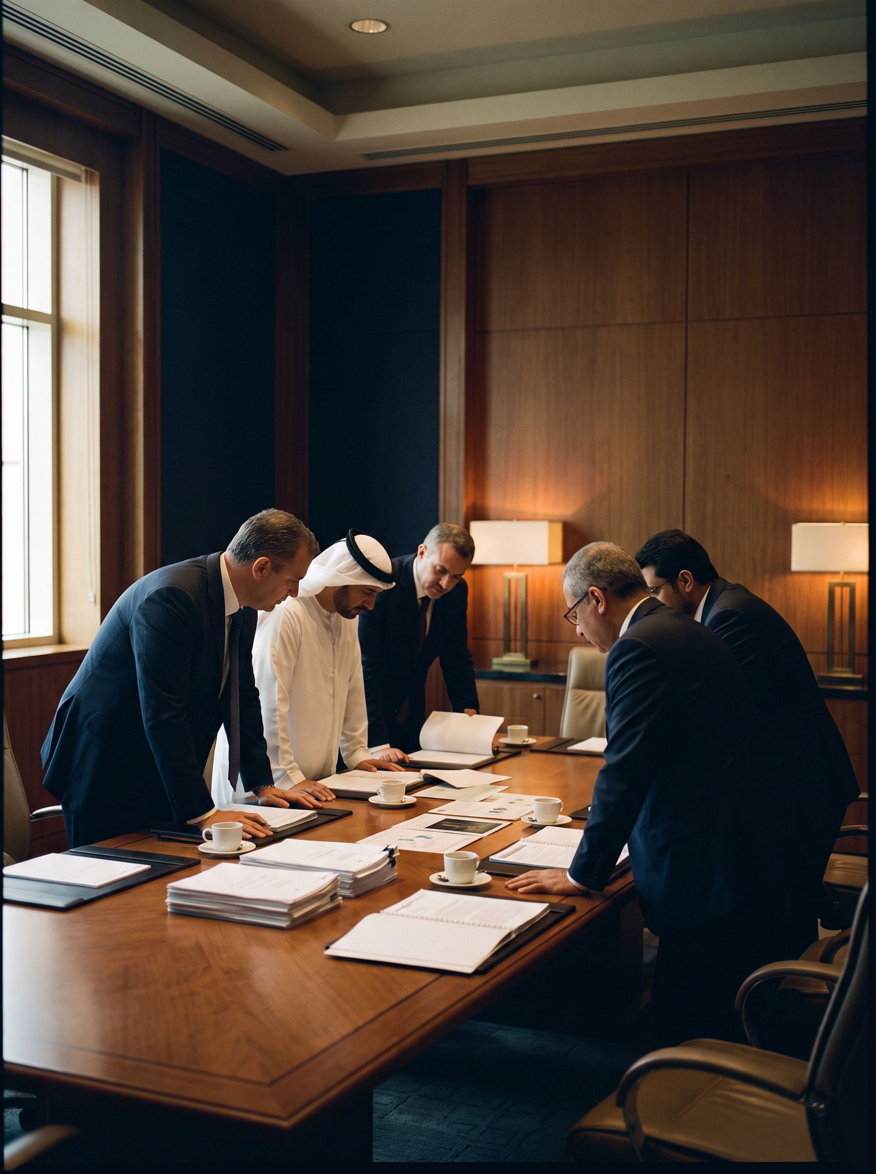 Executives in a working meeting